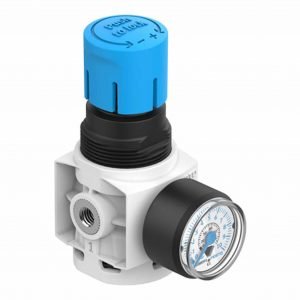 Festo MS2-LR-M5-D6-AR-BAR-B Pressure Regulator, 7 bar, 170 l/min, directly-controlled diaphragm regulator, lockable regulator head (8086628)