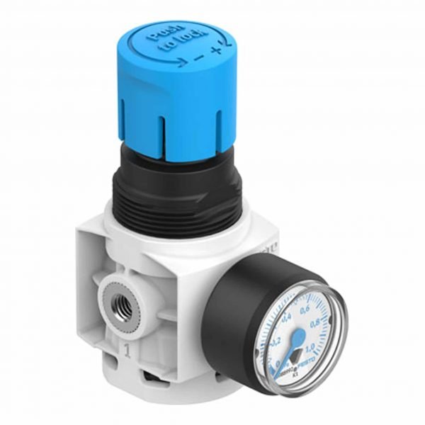 Festo MS2-LR-M5-D6-AR-MPA-B Pressure Regulator, 7 bar, 170 l/min, directly-controlled diaphragm regulator, lockable regulator head (8086636)