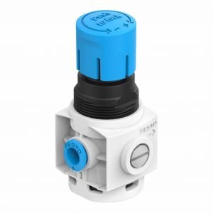 Festo MS2-LR-QS6-D6-A8-B Pressure Regulator, 7 bar, 350 l/min, directly-controlled diaphragm regulator, no pressure gauge, lockable regulator head (8086640)